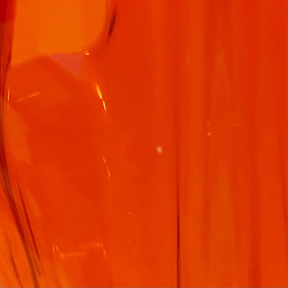 Vintage 1960s MCM | Viking Glass Epic Persimmon 4 Petal Vase - Picture 16 of 16